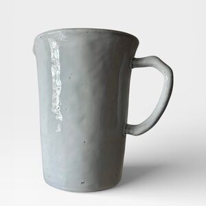 Creative Co-Op Pale Blue Stoneware Pitcher / Jug